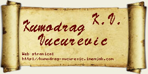 Kumodrag Vučurević vizit kartica